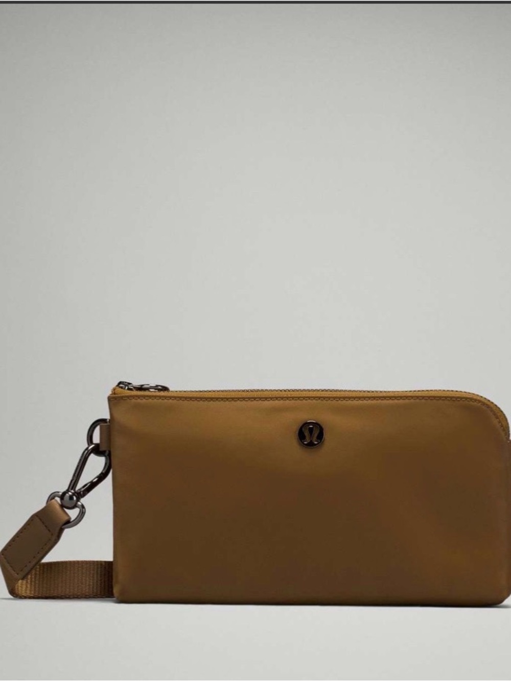 lululemon athletica Tan Zip Wristlet Pouch